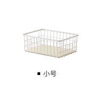 铁艺收纳篮家用置物筐零食收纳筐浴室桌面整理小篮子66263