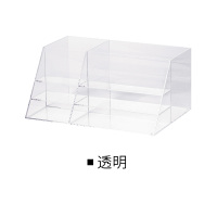 化妆品收纳盒亚克力透明家用梳妆台桌面置物整理架子66144