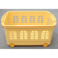 可叠加大号塑料儿童玩具杂物收纳篮框整理筐KC-540