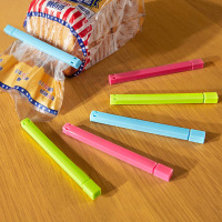 杜博尔 炫彩食物封口夹 6只装 保鲜密封夹零食品袋封袋夹子封口器