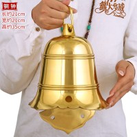 纯铜风铃饰风水挂件开光大号寺庙铜钟招财保平安佛堂佛教铜用品
