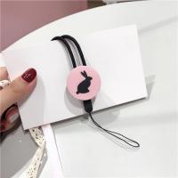 兔子卡通可爱挂绳挂饰绳子手机挂件iPhone6/X/8/7plus个性通用女