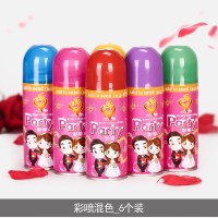 结婚婚礼用品彩喷创意氛围活动庆典手喷彩带生日派对彩条喷