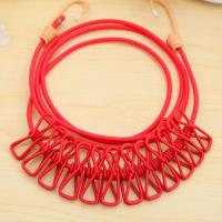 旅行出差出国用品装备神器旅游创意便携套装折叠晾衣绳衣夹