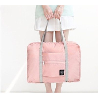 手提旅行包拉杆包行李袋旅行收纳袋大容量短途单肩包女防水折叠袋