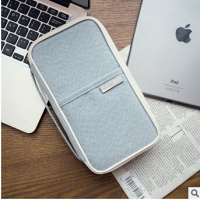 护照保护套机票收纳包多功能旅行护照包便携旅游机票护照夹套