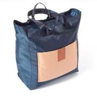 便携折叠购物袋手提环保袋大容量单肩购物包防水收纳包外出衣物袋