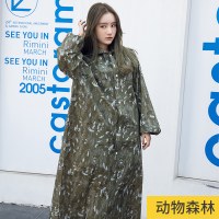 户外旅行单人女加厚徒步防水便携式雨披成人男登山旅游