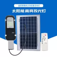 金亚发牙刷贴片款30W太阳能灯高效防水泛光灯高亮度投光灯LED花园景观泛光灯