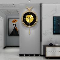 久久达北欧轻奢装饰钟表挂钟客厅家用时尚现代简约时钟创意个性艺术挂墙