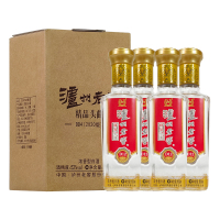 泸州老窖精品头曲D12小酒52度100ml*4瓶浓香型白酒2020版