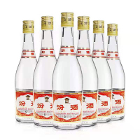 汾酒山西杏花村汾酒馆藏甄品 铝盖玻汾白酒55度475ml*12瓶 清香型白酒