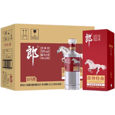 郎酒特曲白马特50度500mL*6瓶 浓酱兼香型白酒