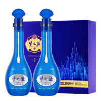 洋河梦之蓝M6礼盒500ml*2瓶 绵柔型白酒