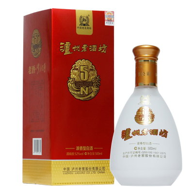 2013年泸州老窖泸州老酒坊5N 52度500ml*1瓶 浓香型白酒