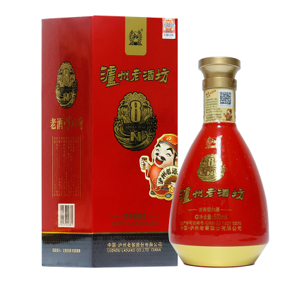 2015年泸州老窖泸州老酒坊8N 52度500ml*1瓶 浓香型白酒