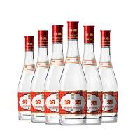 汾酒山西杏花村酒 玻汾酒红盖汾酒42度475mL*6瓶清香型白酒