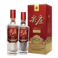 五粮浓香尖庄荣耀系列白酒52度500ml*2瓶浓香型白酒