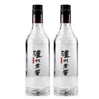 泸州老窖黑盖光瓶装42度500ml*2瓶 浓香型白酒
