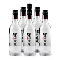泸州老窖黑盖光瓶42度500ml*4瓶 浓香型白酒