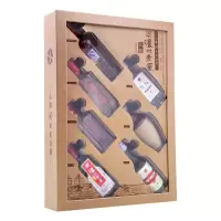 泸州老窖 52度泸州老窖头曲60周年纪念125ml*7瓶 浓香型白酒