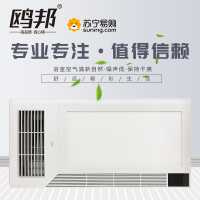 鸥邦-未来3号集 欧式成吊顶电器浴霸卫生间嵌入式300*600多功能智能风暖浴霸换气取暖照明