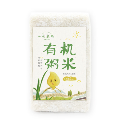 一号農場 有机粥米大米1kg儿童粥米辅食大米