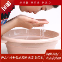 日式折叠盆便携式旅行压缩水盆家用旅游多功能可折硅胶塑料洗脸盆