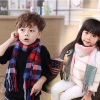 [促销]儿童围巾男童女童韩版秋冬季宝宝三角围巾保暖加厚棉麻小孩围脖潮