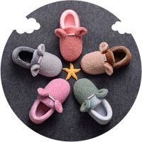 [促销]安尚芬秋冬季儿童棉拖鞋女可爱毛毛卡通男童女童亲子小孩宝宝拖鞋