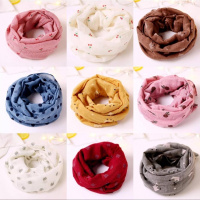 [促销]秋冬儿童围巾男童女童可爱卡通婴儿宝宝围脖脖套小孩百搭棉麻新款