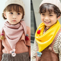 [促销]儿童围巾春秋冬季新款韩版宝宝男童围脖女童可爱婴儿小孩巾潮春秋