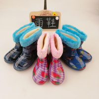 [促销]外贸儿童雨鞋男童女童防滑加厚雨靴宝宝水鞋儿童雨靴学生小孩胶鞋