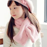 [促销]儿童围巾秋冬季韩版男童女童宝宝仿獭兔毛围脖公主潮毛绒小孩婴儿