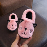 [促销]儿童居家棉拖鞋男童女童软底防滑保暖棉鞋宝宝小孩包跟室内拖鞋冬