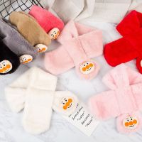 [促销]儿童围巾秋冬季韩版男童女童宝宝仿獭兔毛围脖公主潮毛绒小孩婴儿