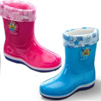 [促销]小孩雨鞋儿童雨鞋女童男童防滑学生小孩水鞋套四季中筒胶宝宝雨靴