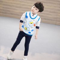[促销]儿童保暖背心男童女童婴幼小孩宝宝加绒加厚马甲坎肩背心内衣秋冬