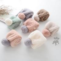 [促销]宝宝围巾秋冬季婴儿韩版女孩男童女童公主儿童保暖小孩交叉围脖