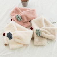 [促销]秋冬季围巾儿童宝宝围脖女童男童脖套婴儿韩版毛绒保暖潮小孩围巾