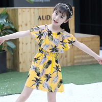 [促销]棉绸女童带童装连衣裙夏装2018新款小女孩儿童雪纺公主裙子