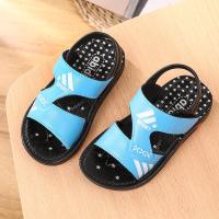 [促销]夏季时尚男童凉鞋2018小中大童休闲鞋室内外学生软底宝宝防滑凉鞋