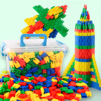 [促销]送超大泡泡贴子积木智力拼装玩具幼儿园玩具积木多规格