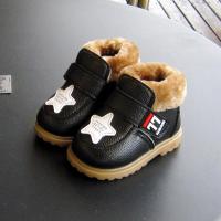 [促销]软底男宝宝棉鞋冬季新款0-1岁婴儿防滑学步鞋皮鞋男女童鞋雪地靴