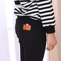 [促销]女童打底裤2018秋冬季新款儿童加绒加厚铅笔裤宝宝中大童装长裤子