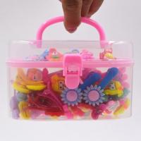 [促销][送收纳盒]儿童夹宝宝夹子卡绳头绳皮筋女童女孩头饰饰