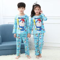 [促销]儿童睡衣春秋季小女孩长袖中大男女童套装夏天宝宝薄款空家居服