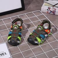 [促销]吉吉猴[26-36码]儿童鞋男童包头凉鞋男孩沙滩鞋男童鞋夏中大童