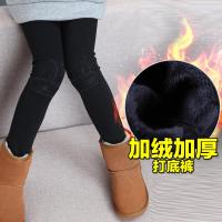 [促销]【加厚加绒打底裤】女童中大童外穿冬装裤子女孩儿童修身小脚长裤