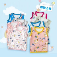 [促销]童装儿童保暖加绒背心男女童装2018新春保暖背心男女